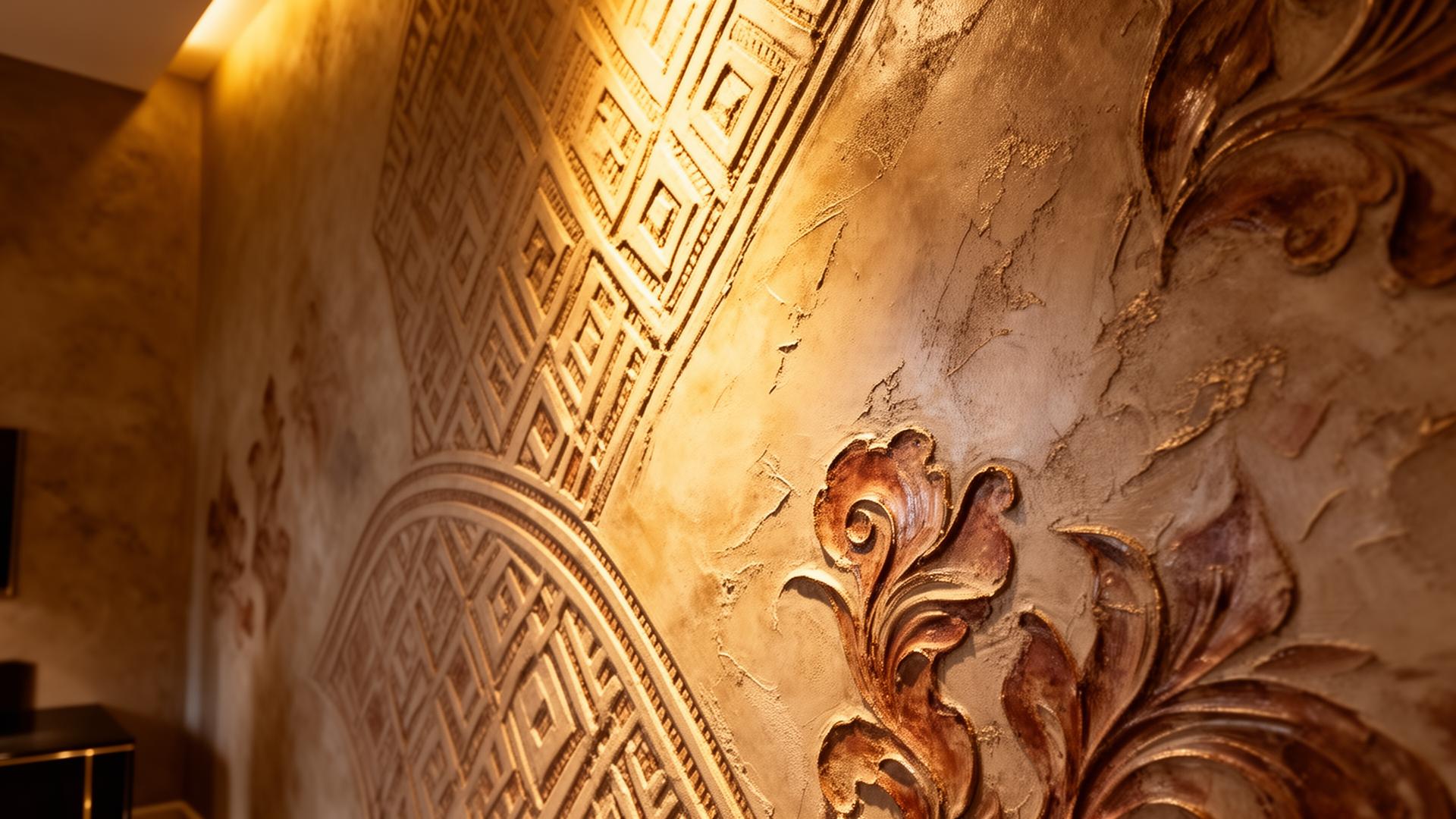 Premium decorative wall finish by Timeless Grafiatto
